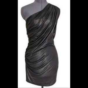 Sass & Bide Foiled Asymmetry Dress